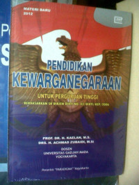 Image of Pendidikan Kewarganegaraan Untuk Perguruan Tinggi